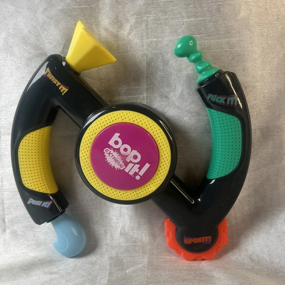 Bop It Extreme Hasbro 2022 Handheld Electronic Game Tested Working